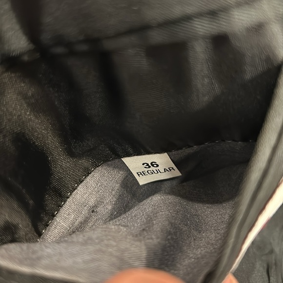 Vintage Adam’s Row by Richman Tweed Wool Double Breasted Blazer Suite Jacket 36R - Picture 10 of 16